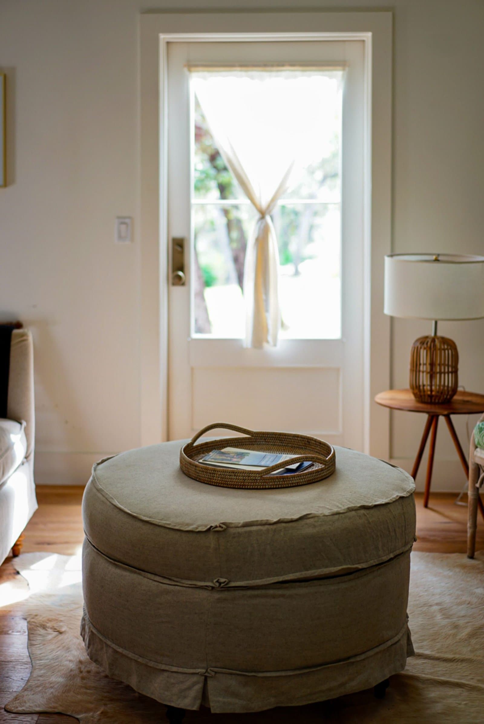  Ottoman as a Coffee Table scaled