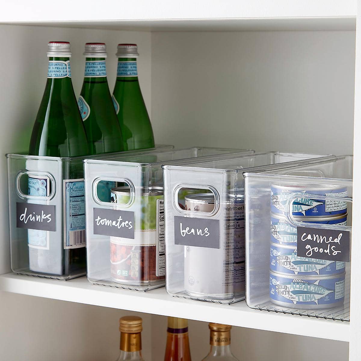 Get Labeled Clear Storage Containers 