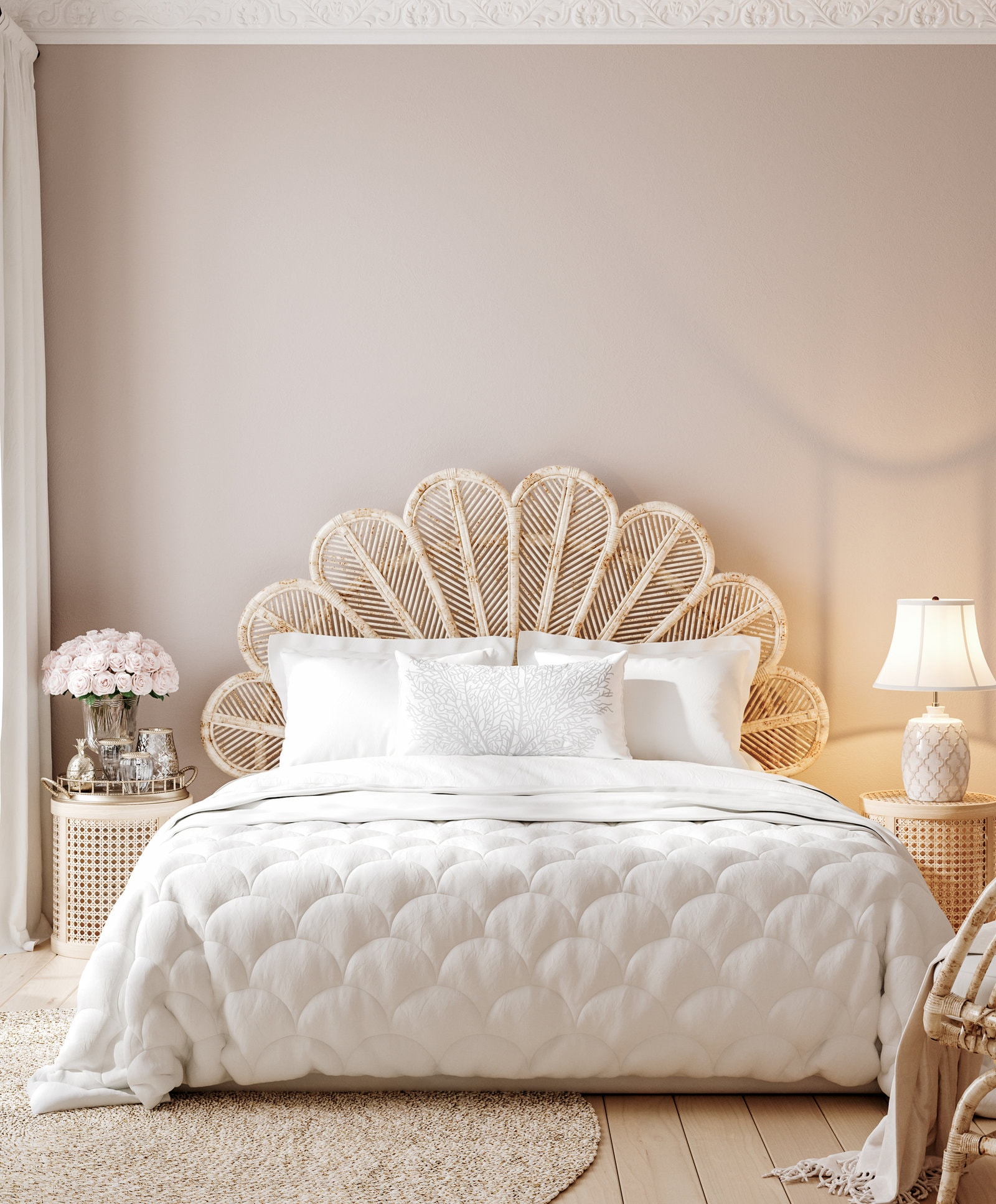  A Luxurious Headboard Is a Must