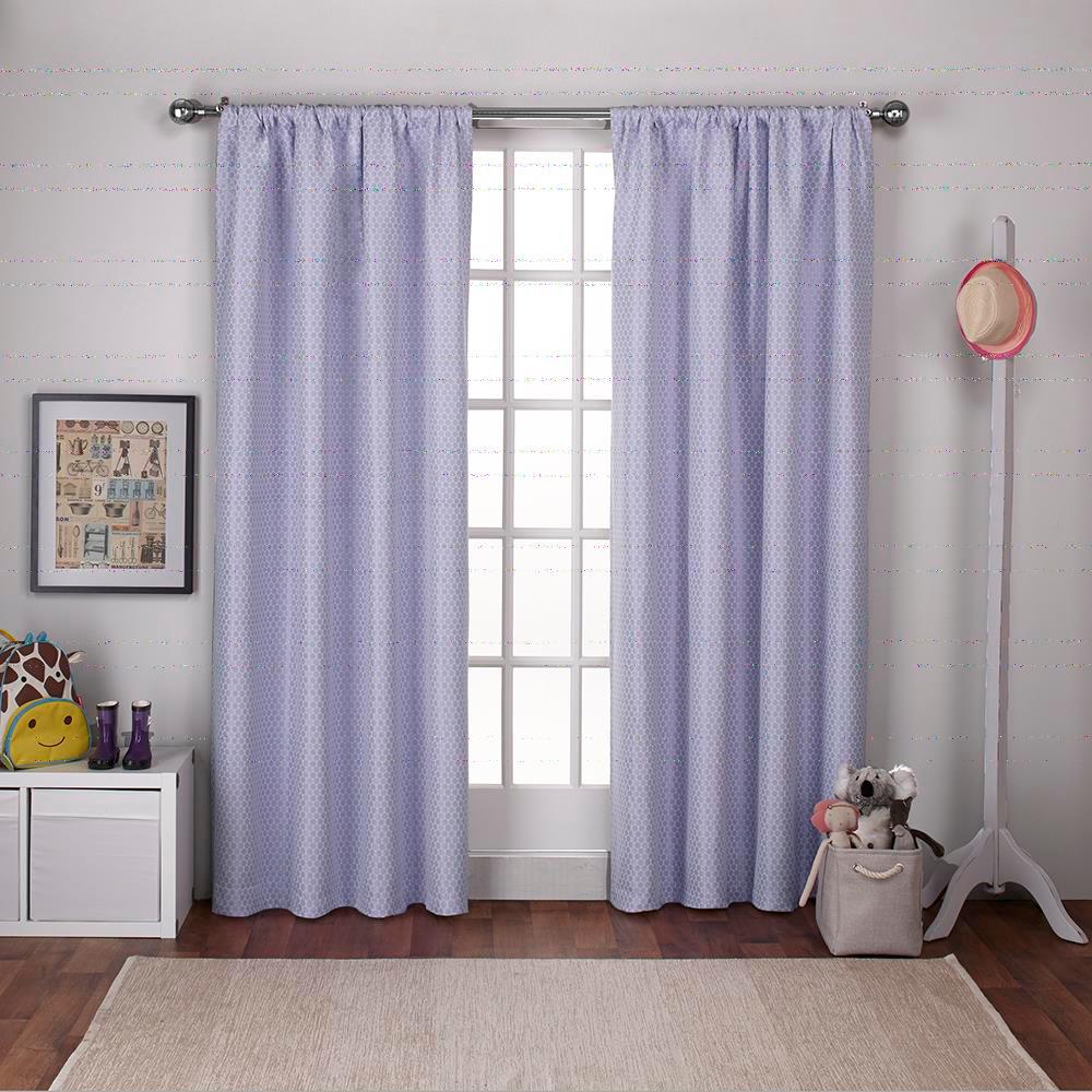 Polka Dot Lilac Curtains