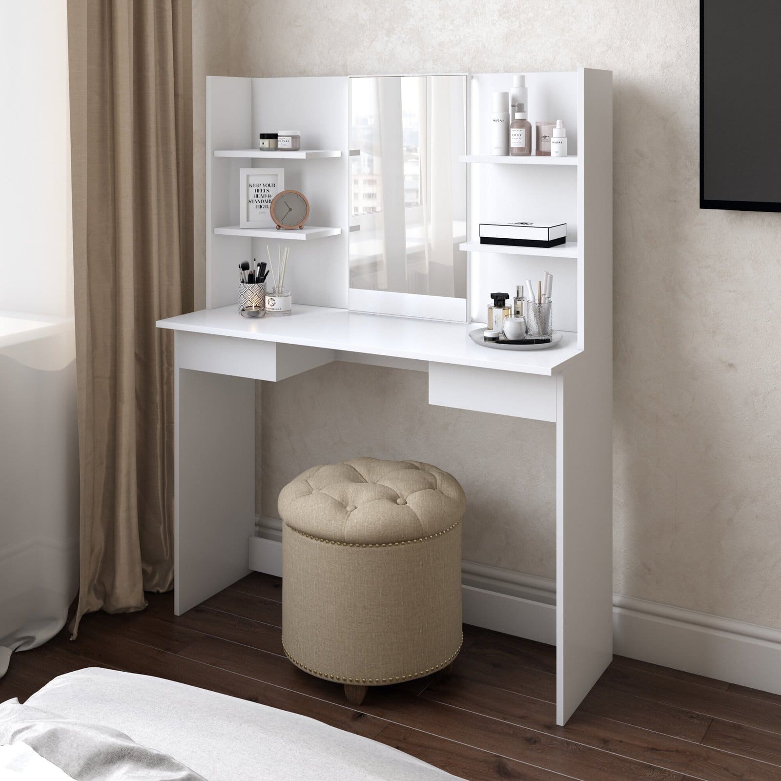 Find A Vanity With Shelves