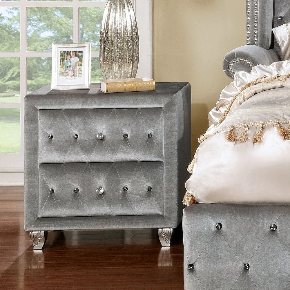 Make Your Room Luxurious With an Upholstered Nightstand