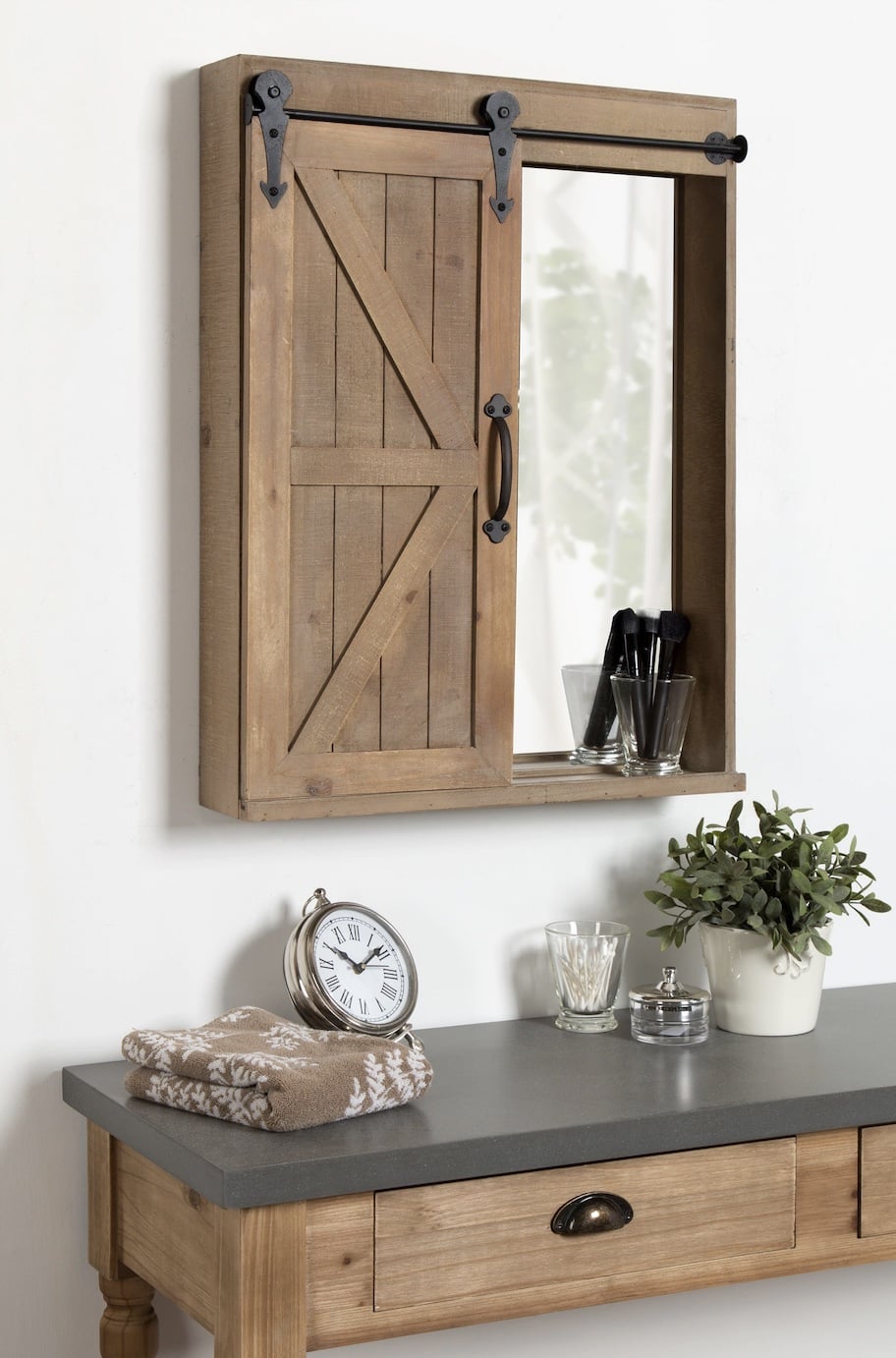 Decorative Barn Door Cabinet