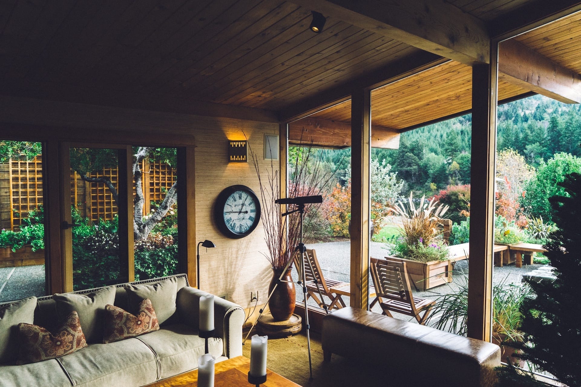 Build an Outdoor Living Room with a Permanent Roof