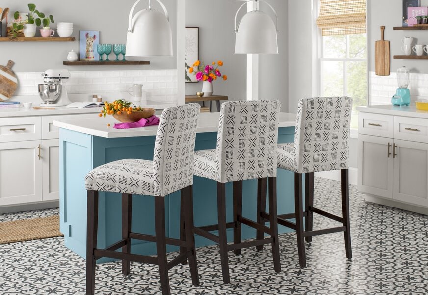 Pick Plush Pattern Print Chairs