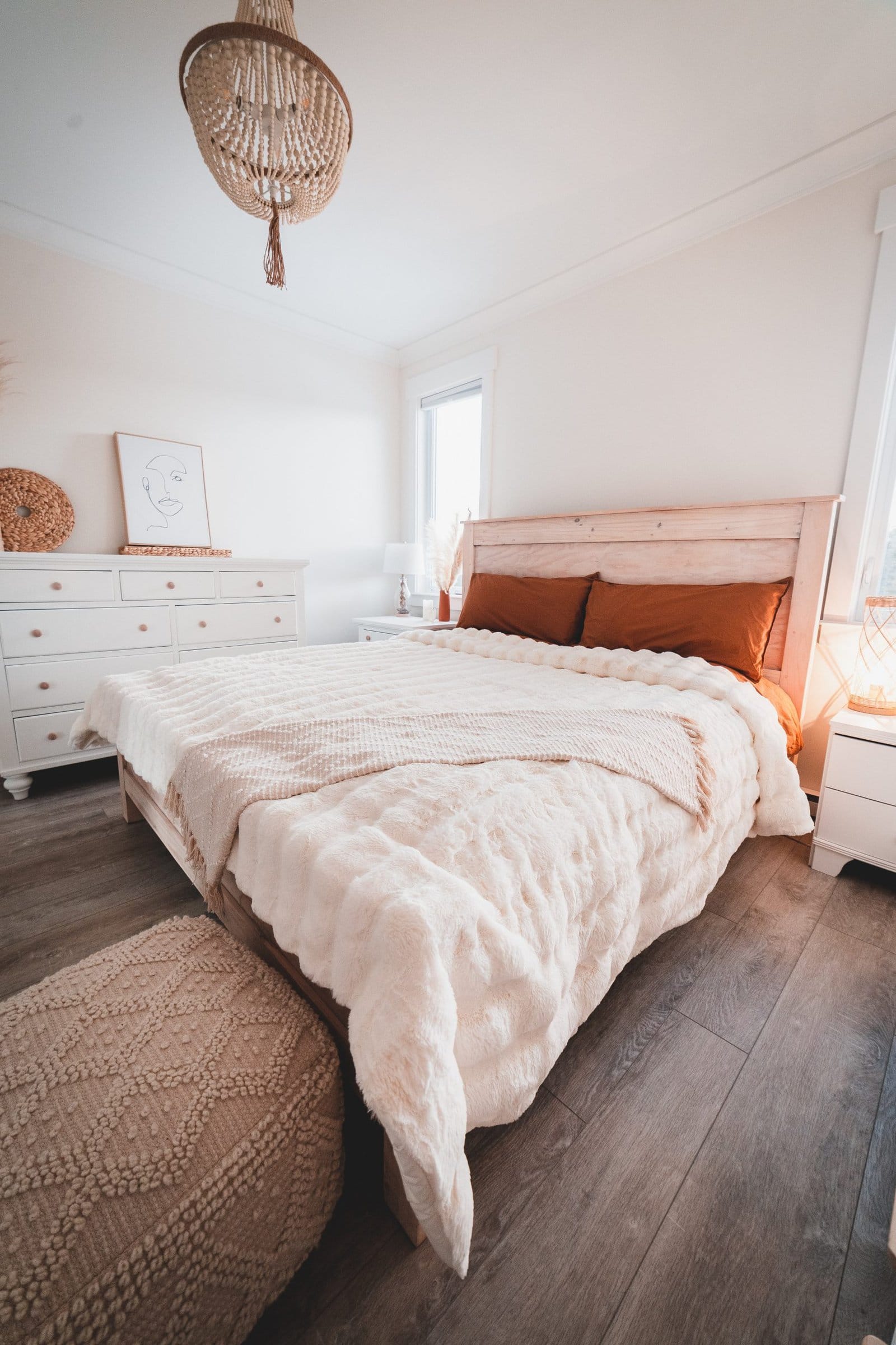  Wood and White Furniture Bedroom scaled