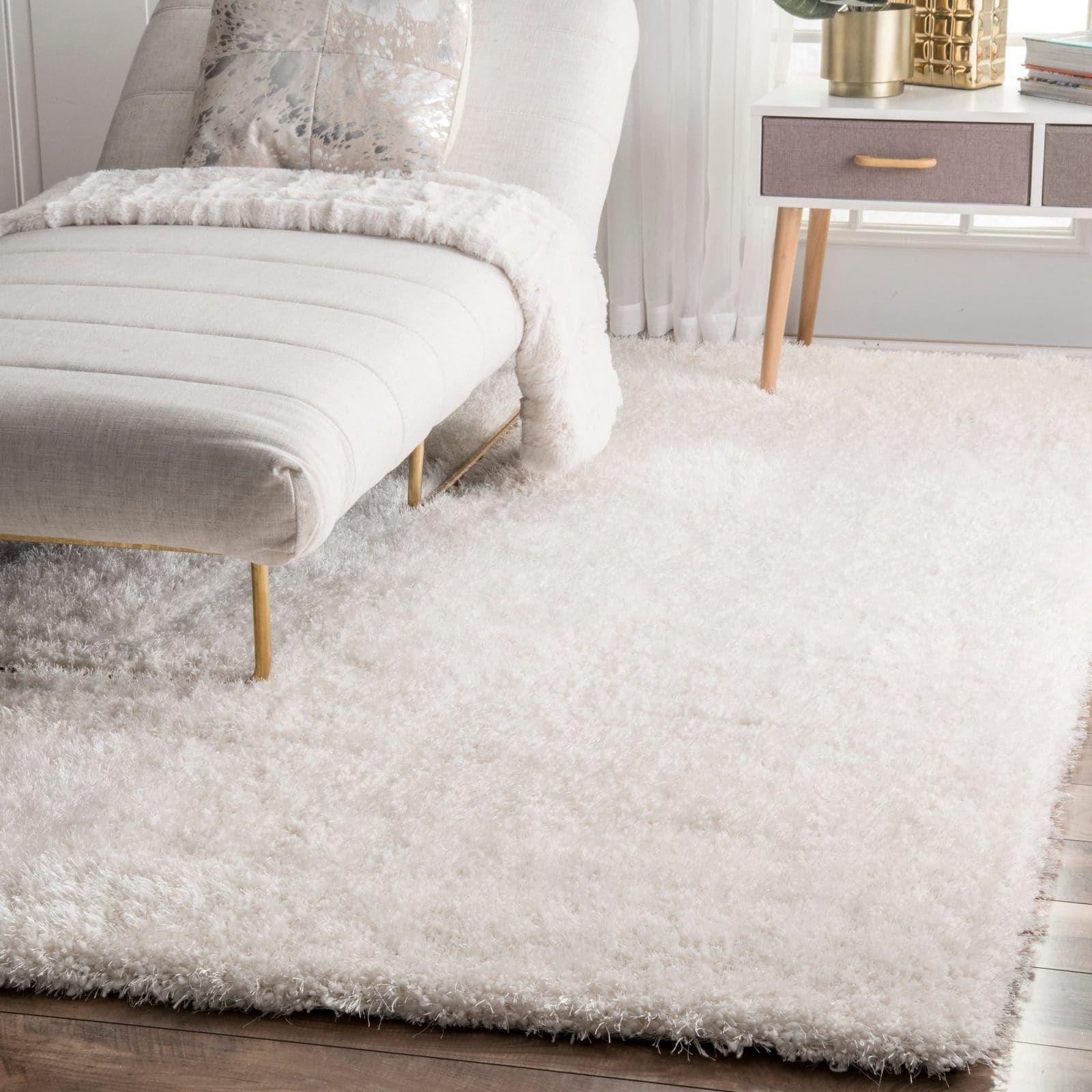 Warm Your Feet on a Plush Shag Rug