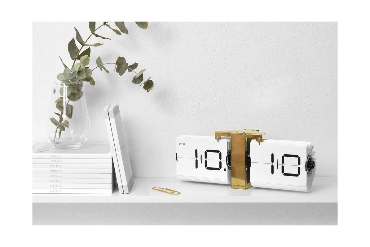 Be Told the Time with this Flipping Out Wall Clock