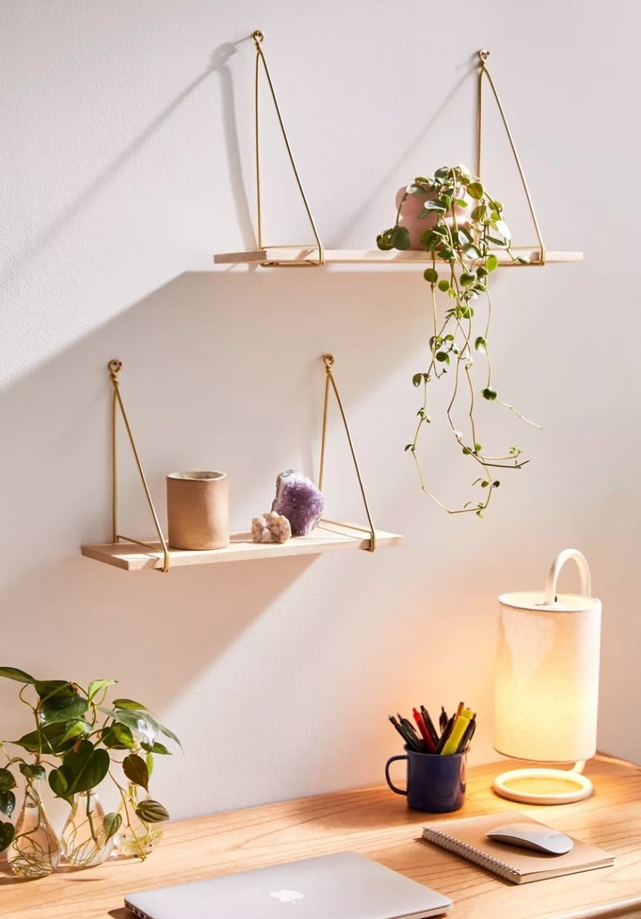 Minimal Modern Hanging Shelves