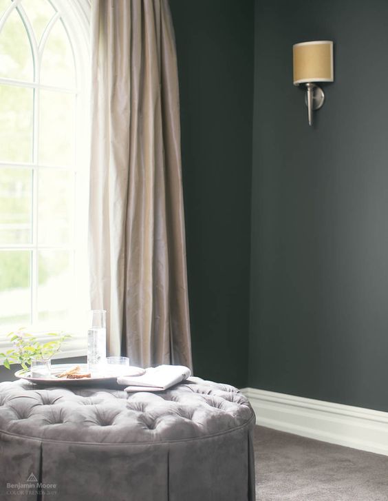 Kendall Charcoal HC-166 from the Benjamin Moore Color Trends 2019 