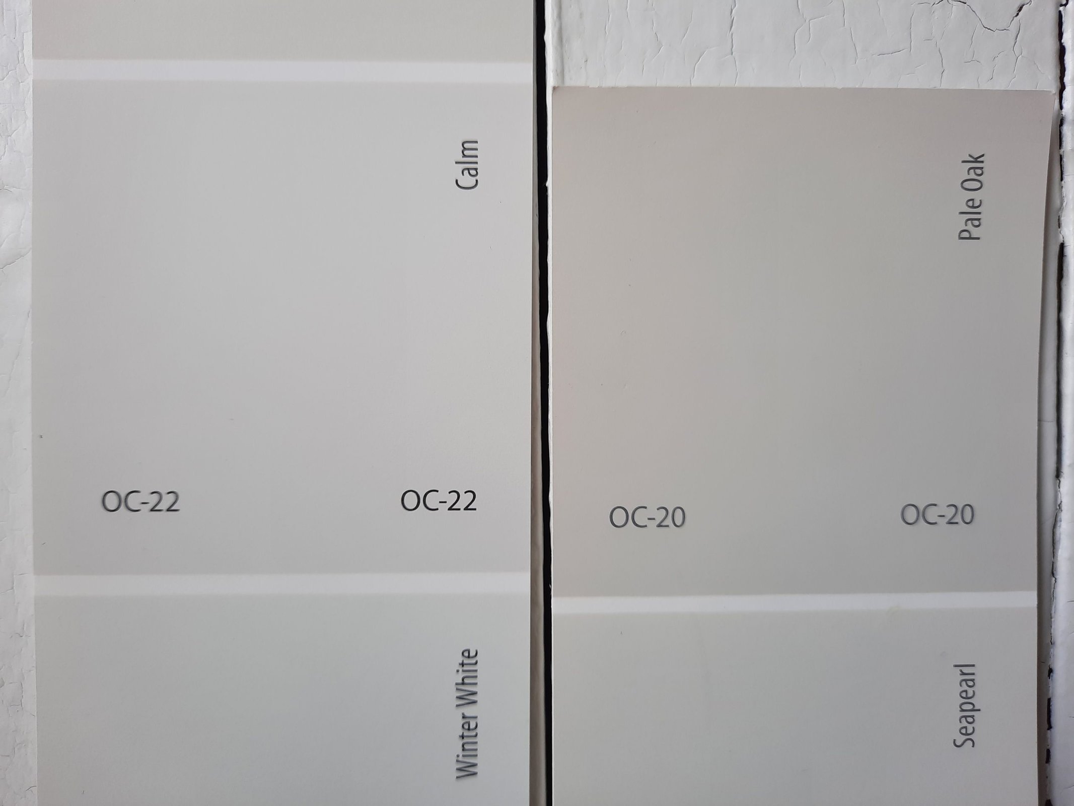 6 Calm vs Pale Oak by Benjamin Moore scaled