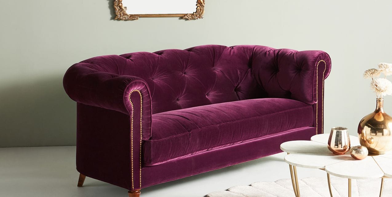 Embrace the Mulberry-toned Sofa