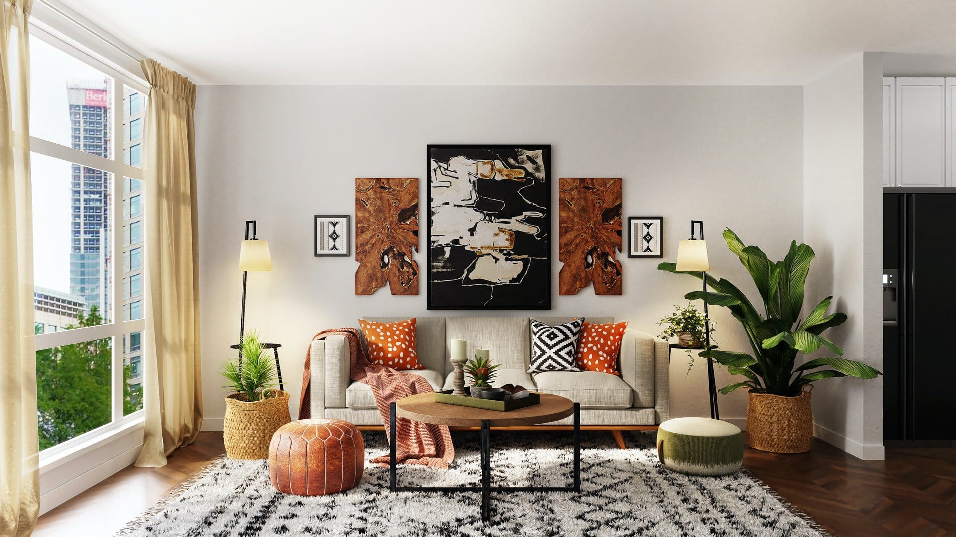  Sprinkle Orange Throughout the Room