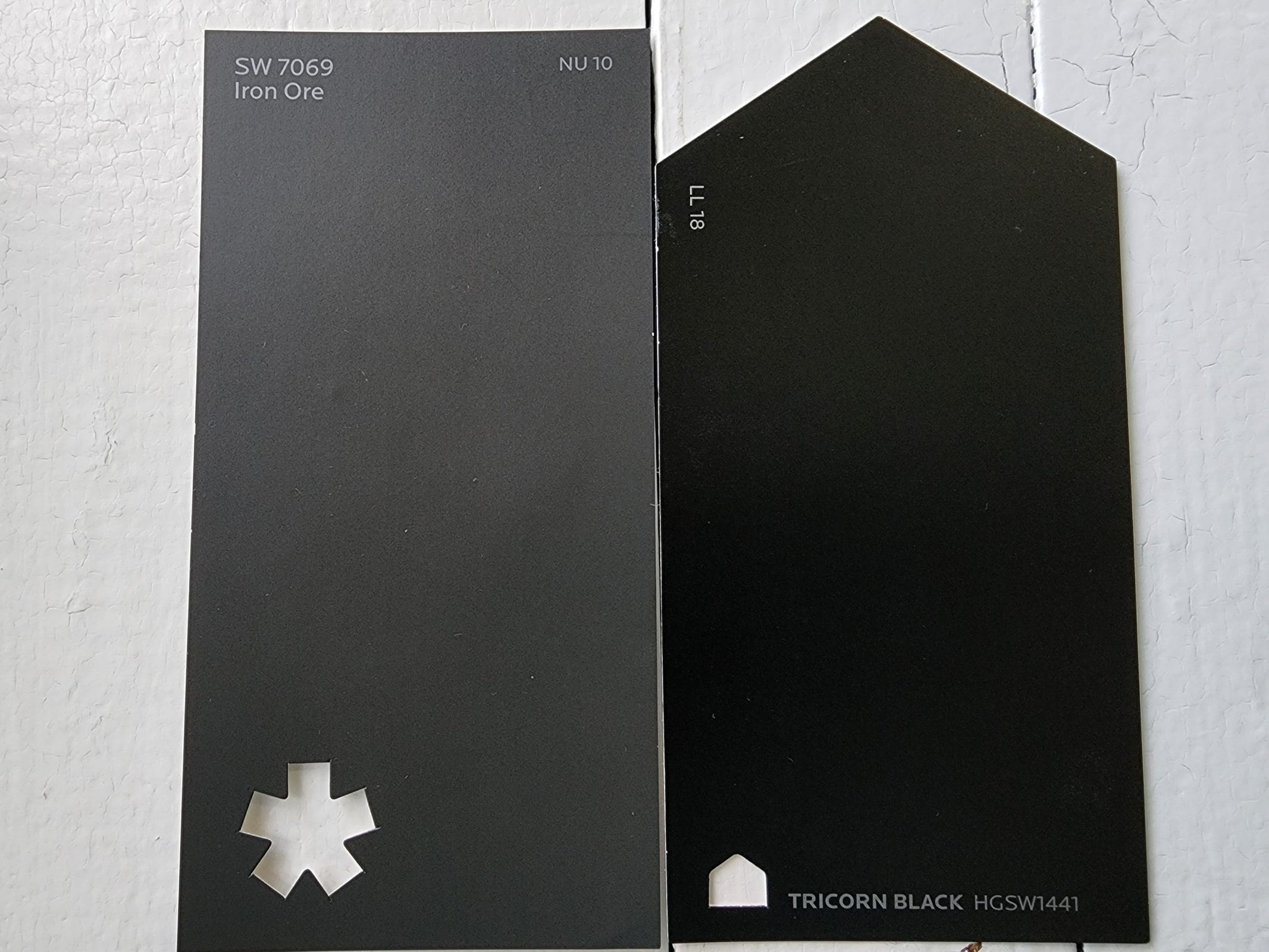  Iron Ore vs Tricorn Black by Sherwin Williams scaled