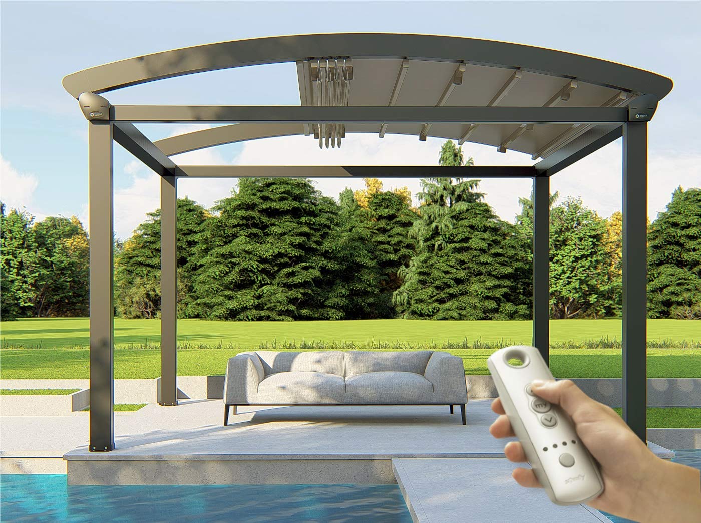 automated retractable awning