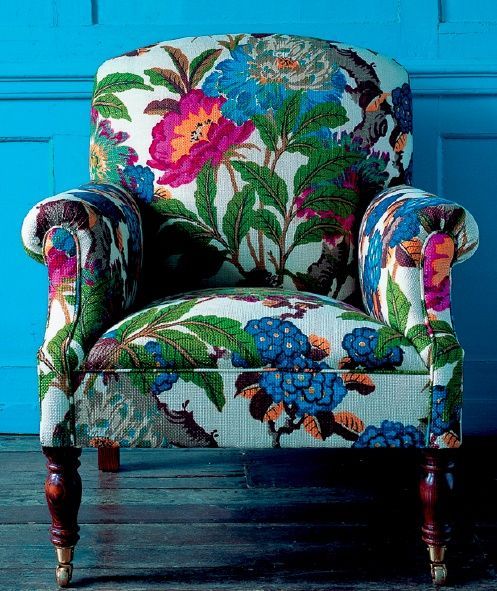 Floral armchair 