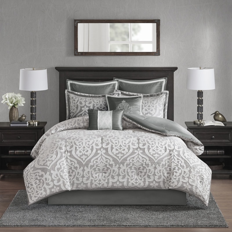 Silver Comforter Set