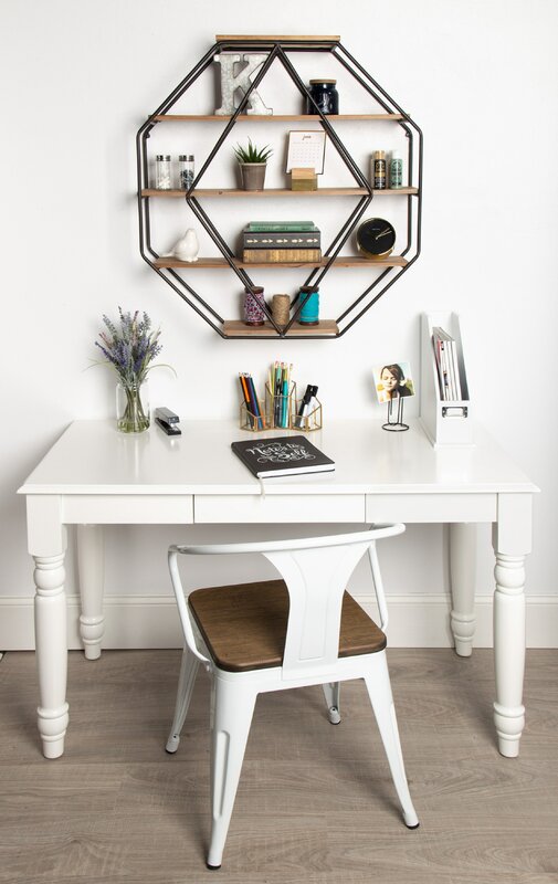 Go Modern Farmhouse with this Hexagon Shelf