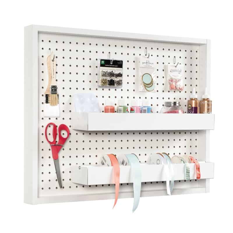 pegboard on door