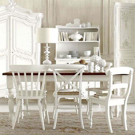 white painted furniture 