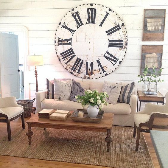 An Oversize Clock Is on Your List of Decor Goals