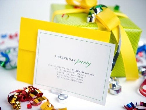 garden party invitations