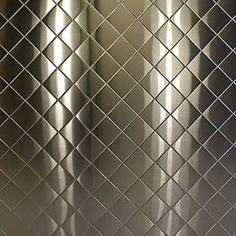 quilted stainless steel sheet