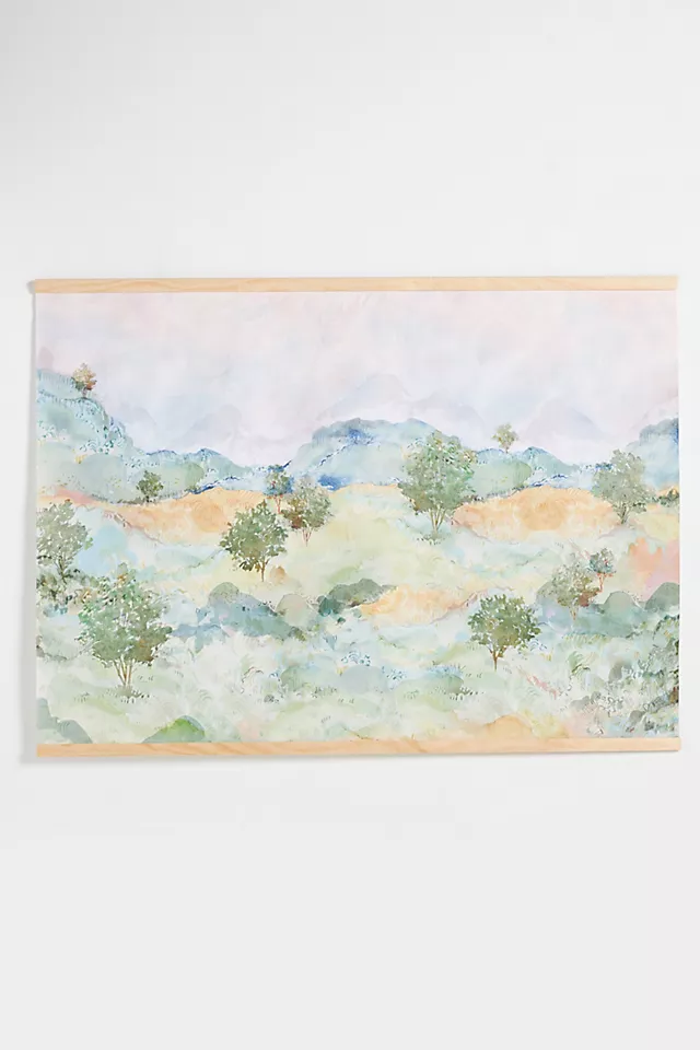 Try a Tan Tapestry in a Distressed Landscape Abstract