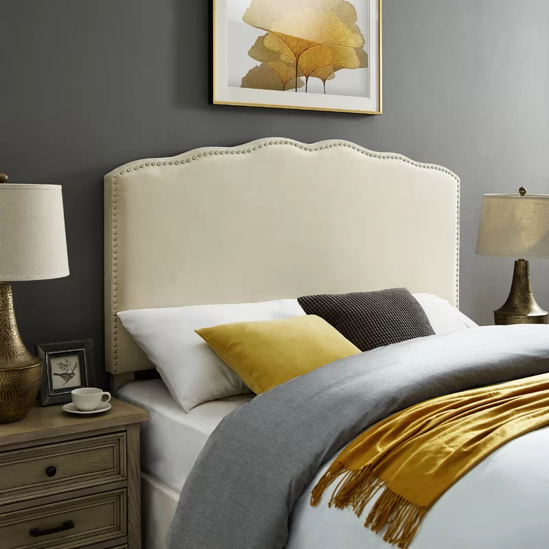 The Luxe Gray and Yellow Bedroom